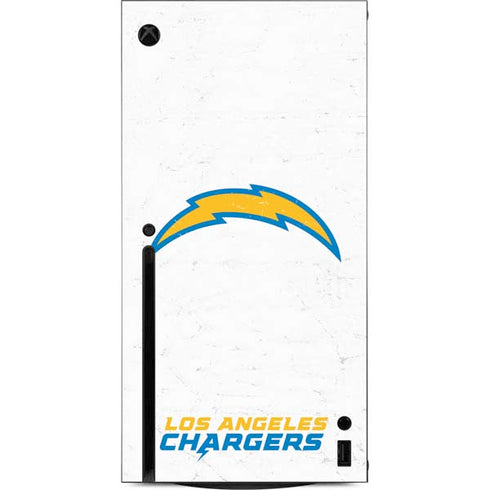 NFL Los Angeles Chargers Distressed Xbox Series X Console Skin