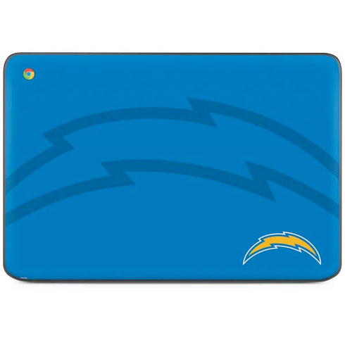 NFL Los Angeles Chargers Double Vision HP Chromebook Skin