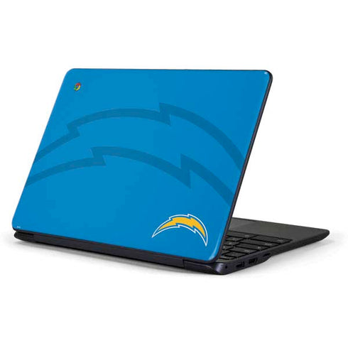 NFL Los Angeles Chargers Double Vision Samsung Chromebook Skin