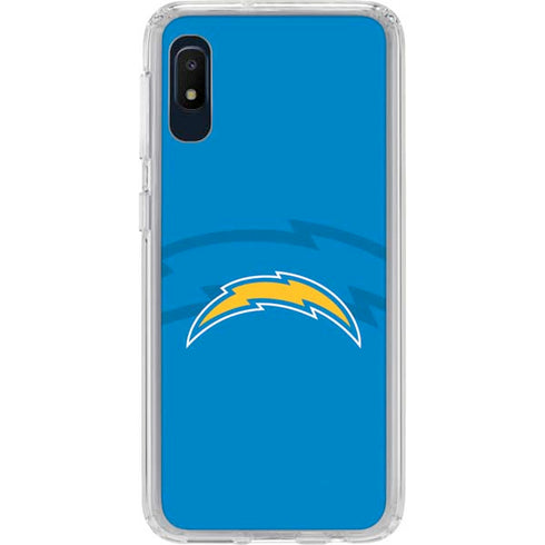 NFL Los Angeles Chargers Double Vision Galaxy A10e Clear Case