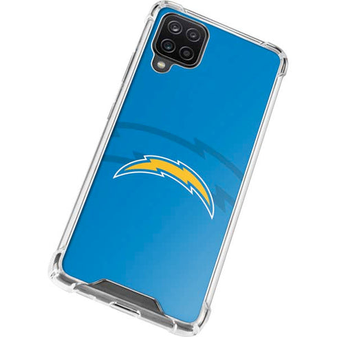 NFL Los Angeles Chargers Double Vision Galaxy A12 Clear Case