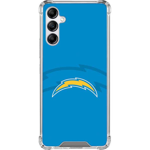 NFL Los Angeles Chargers Double Vision Galaxy A14 5G Clear Case