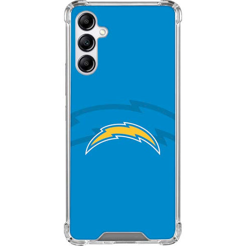 NFL Los Angeles Chargers Double Vision Galaxy A15 5G Clear Case