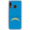 NFL Los Angeles Chargers Double Vision Galaxy A20 Clear Case