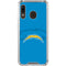 NFL Los Angeles Chargers Double Vision Galaxy A30 Clear Case