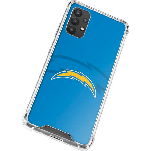 NFL Los Angeles Chargers Double Vision Galaxy A32 5G Clear Case