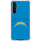 NFL Los Angeles Chargers Double Vision Galaxy A54 5G Clear Case