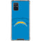 NFL Los Angeles Chargers Double Vision Galaxy A71 5G Clear Case