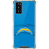 NFL Los Angeles Chargers Double Vision Galaxy Note20 5G Clear Case