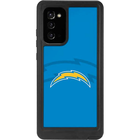 NFL Los Angeles Chargers Double Vision Galaxy Note20 5G Waterproof Case