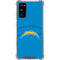 NFL Los Angeles Chargers Double Vision Galaxy S20 FE Clear Case
