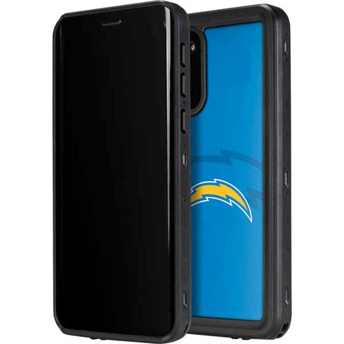 NFL Los Angeles Chargers Double Vision Galaxy S20 Waterproof Case