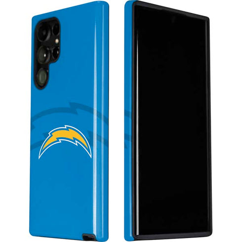 NFL Los Angeles Chargers Double Vision Galaxy S22 Ultra Pro Case