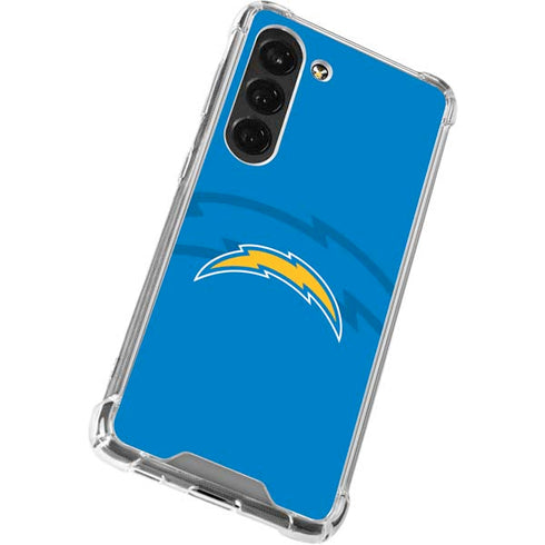 NFL Los Angeles Chargers Double Vision Galaxy S23 Clear Case