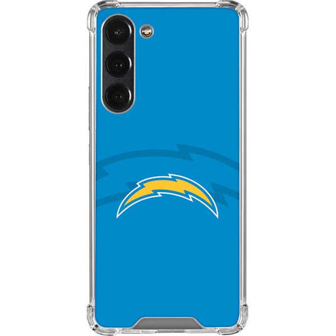 NFL Los Angeles Chargers Double Vision Galaxy S23 Plus Clear Case