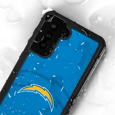 NFL Los Angeles Chargers Double Vision Galaxy S23 Plus Waterproof Case