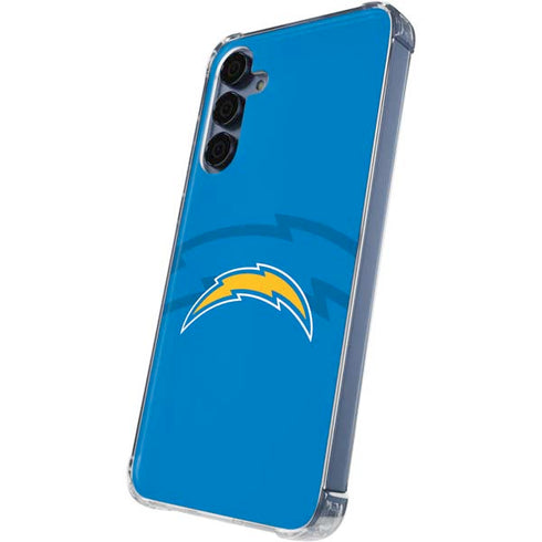 NFL Los Angeles Chargers Double Vision Galaxy S24 Clear Case