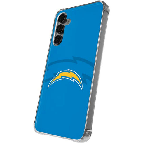 NFL Los Angeles Chargers Double Vision Galaxy S24 Plus Clear Case