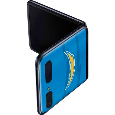 NFL Los Angeles Chargers Double Vision Galaxy Z Flip Skin