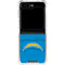 NFL Los Angeles Chargers Double Vision Galaxy Z Flip5 5G Clear Case