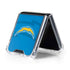NFL Los Angeles Chargers Double Vision Galaxy Z Flip5 5G Clear Case