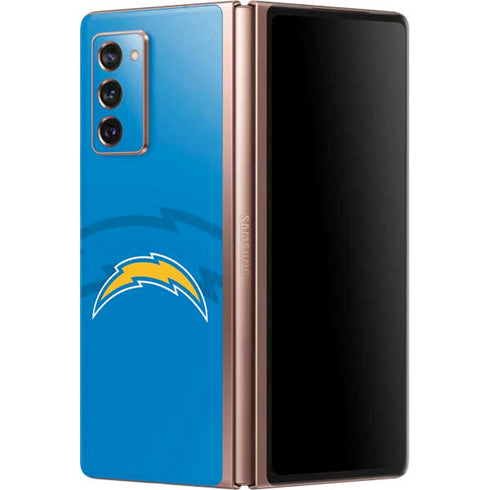 NFL Los Angeles Chargers Double Vision Galaxy Z Fold2 5G Skin