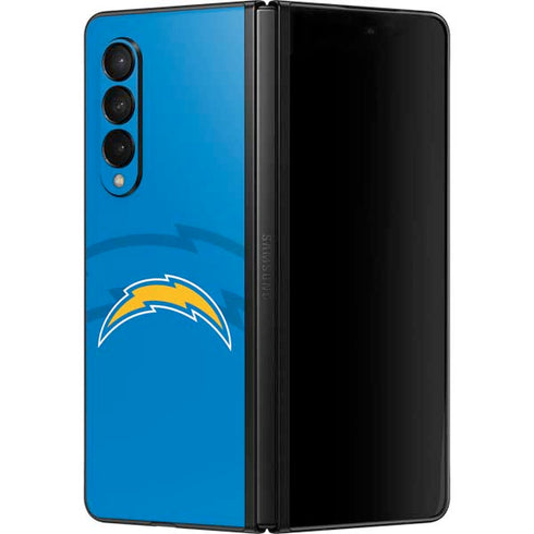 NFL Los Angeles Chargers Double Vision Galaxy Z Fold3 5G Skin