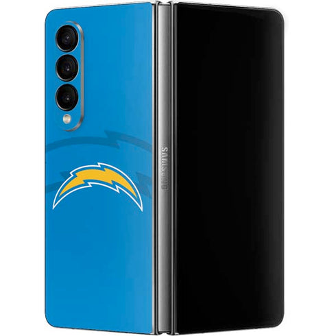 NFL Los Angeles Chargers Double Vision Galaxy Z Fold4 5G Skin