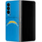 NFL Los Angeles Chargers Double Vision Galaxy Z Fold4 5G Skin