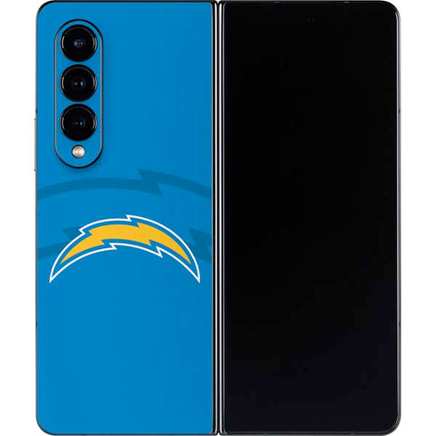 NFL Los Angeles Chargers Double Vision Galaxy Z Fold4 5G Skin