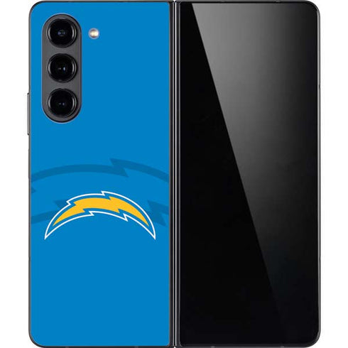 NFL Los Angeles Chargers Double Vision Galaxy Z Fold5 5G Skin