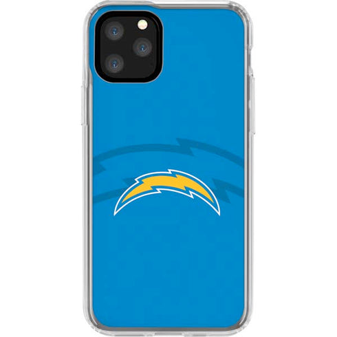 NFL Los Angeles Chargers Double Vision iPhone 11 Pro Clear Case