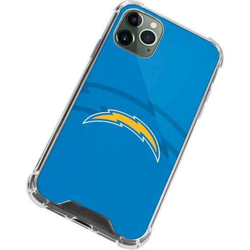 NFL Los Angeles Chargers Double Vision iPhone 11 Pro Max Clear Case