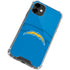 NFL Los Angeles Chargers Double Vision iPhone 12 Mini Clear Case