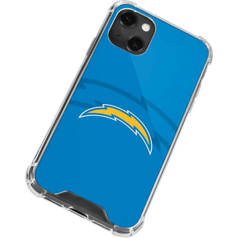 NFL Los Angeles Chargers Double Vision iPhone 13 Mini Clear Case