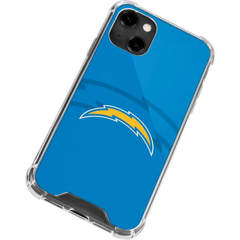 NFL Los Angeles Chargers Double Vision iPhone 14 Clear Case