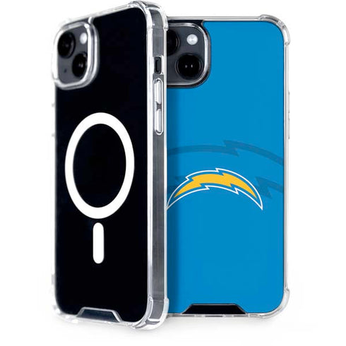 NFL Los Angeles Chargers Double Vision iPhone 15 Plus MagSafe Case