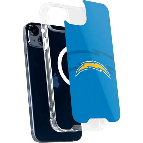 NFL Los Angeles Chargers Double Vision iPhone 15 Plus MagSafe Case