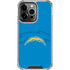 NFL Los Angeles Chargers Double Vision iPhone 15 Pro Clear Case