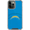 NFL Los Angeles Chargers Double Vision iPhone 14 Pro Max Clear Case