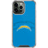 NFL Los Angeles Chargers Double Vision iPhone 14 Pro Max Clear Case