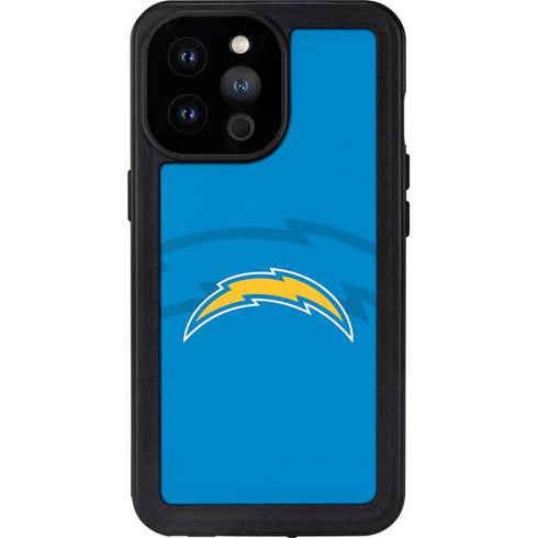 NFL Los Angeles Chargers Double Vision iPhone 14 Pro Max Waterproof Case