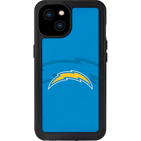 NFL Los Angeles Chargers Double Vision iPhone 15 Plus Waterproof Case
