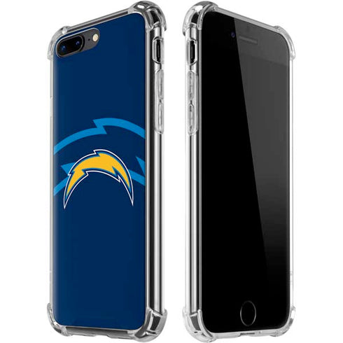 NFL Los Angeles Chargers Double Vision iPhone 7/8 Plus Clear Case