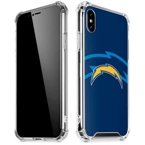 NFL Los Angeles Chargers Double Vision iPhone X/XS Clear Case