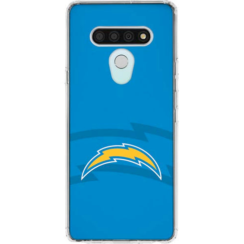 NFL Los Angeles Chargers Double Vision LG Stylo 6 Clear Case