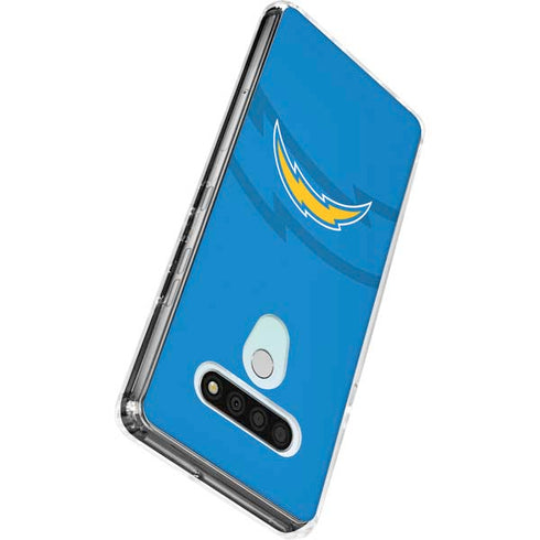 NFL Los Angeles Chargers Double Vision LG Stylo 6 Clear Case