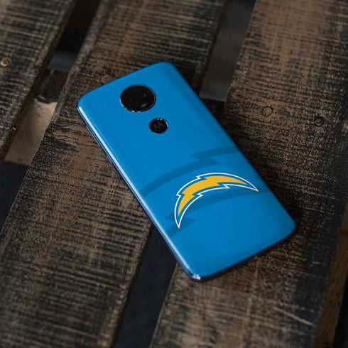 NFL Los Angeles Chargers Double Vision Moto E5 Plus Skin