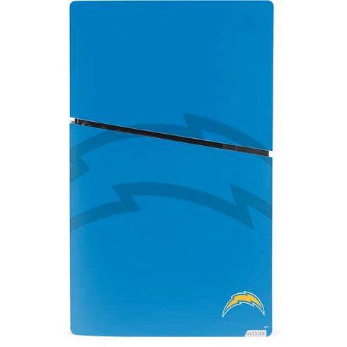 NFL Los Angeles Chargers Double Vision PS5 Slim Digital Edition Bundle Skin