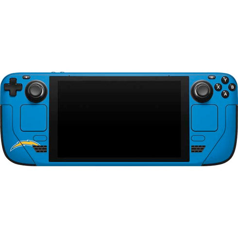 NFL Los Angeles Chargers Double Vision Steam Deck Handheld Gaming Computer Skin